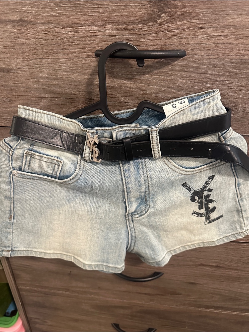 Clearance Light Wash Denim Shorts S